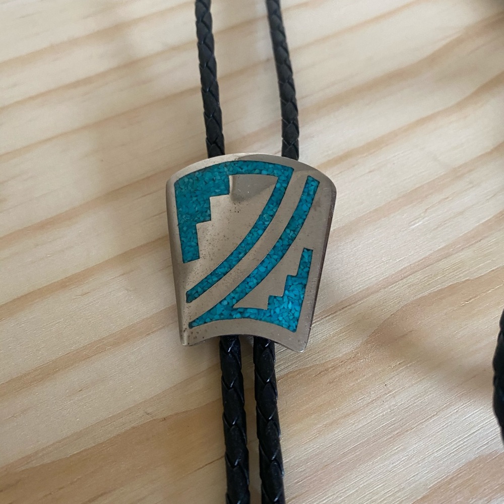 Turquoise Bolo Set - Picture 3 of 4